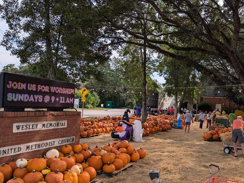 Wesley Memorial United Methodist Church Pumpkin Patch