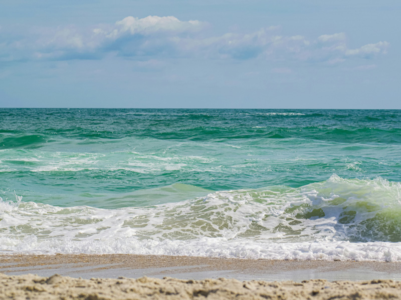 relax on the beach